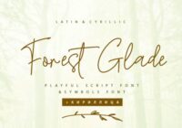 Forest Glade Font - Featured Image