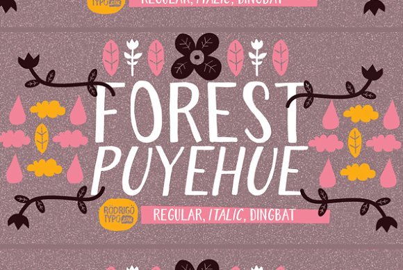 Forest Puyehue Font - Featured Image