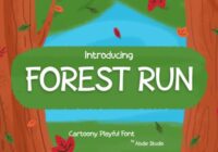 Forest Run Font - Featured Image