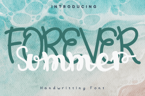 Forever Summer Font - Featured Image
