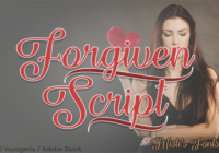 Forgiven Script Font - Featured Image