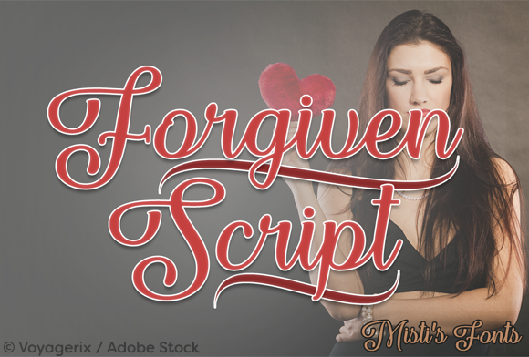 Forgiven Script Font - Featured Image