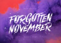 Forgotten November Font - Featured Image