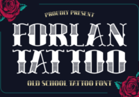 Forlan Tattoo Font - Featured Image