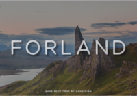 Forland Font - Featured Image