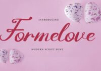 Formelove Font - Featured Image