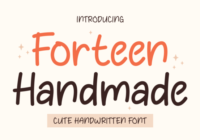 Forteen Handmade Font - Featured Image