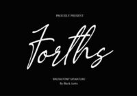 Forths Font - Featured Image