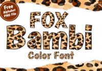 Fox Bambi Font - Featured Image