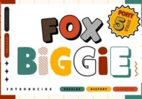 Fox Biggie Font - Featured Image