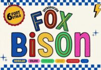 Fox Bison Font - Featured Image