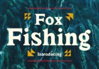 Fox Fishing Font - Featured Image