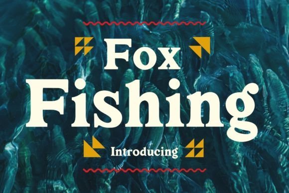 Fox Fishing Font - Featured Image