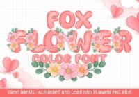 Fox Flower Font - Featured Image