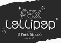 Fox Lollipop Font - Featured Image