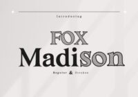 Fox Madison Font - Featured Image