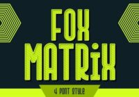 Fox Matrix Font - Featured Image