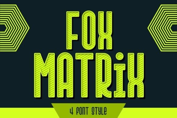 Fox Matrix Font - Featured Image