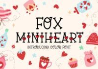 Fox Miniheart Font - Featured Image