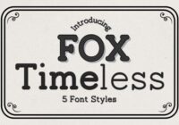 Fox Timeless Font - Featured Image