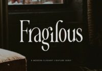 Fragilous Font - Featured Image