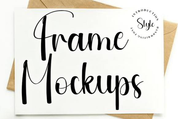 Frame Mockups Font - Featured Image