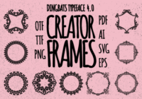 Frames Creator 4.0 Font - Featured Image