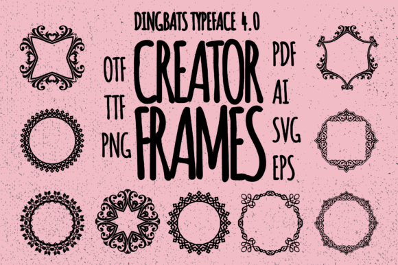 Frames Creator 4.0 Font - Featured Image