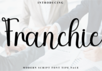 Franchie Font - Featured Image