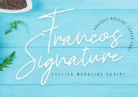Francos Signature Font - Featured Image