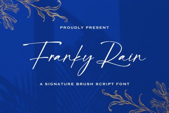 Franky Rain Font - Featured Image