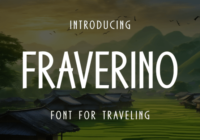 Fraverino Font - Featured Image