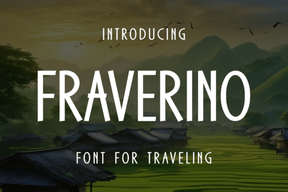 Fraverino Font - Featured Image