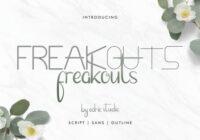 Freakouts Font - Featured Image
