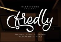Fredly Font - Featured Image