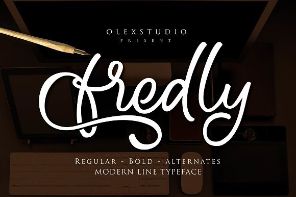 Fredly Font - Featured Image