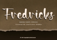 Fredricks Font - Featured Image
