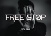 FreeStop Font - Featured Image