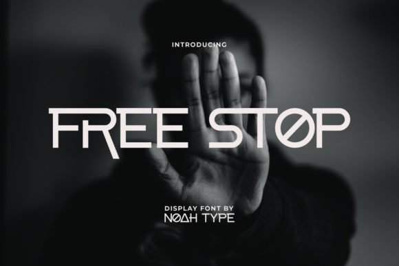 FreeStop Font - Featured Image