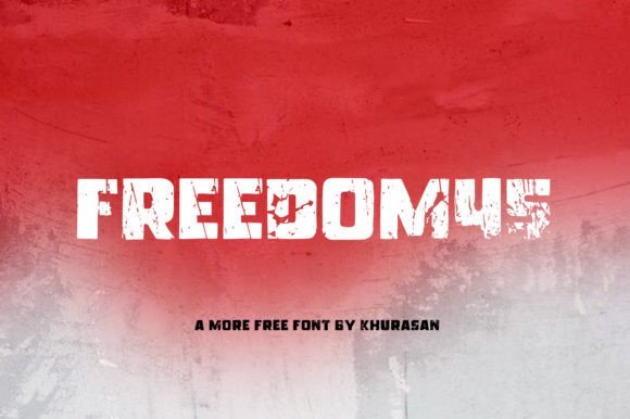 Freedom45 Font - Featured Image