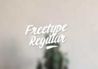 Freetype Regular Font - Featured Image