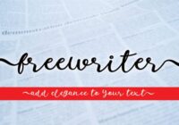Freewriter Font - Featured Image