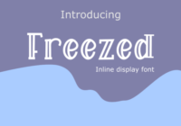 Freezed Font - Featured Image