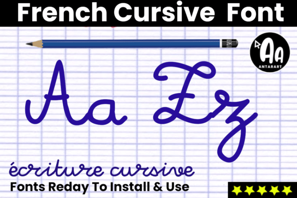 French Cursive Font - Featured Image