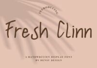 Fresh Clinn Font - Featured Image