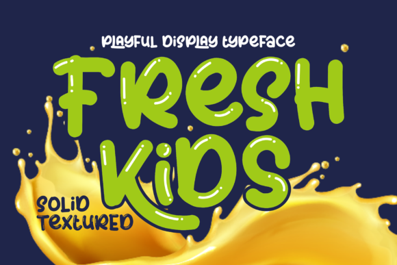 Fresh Kids Font - Featured Image