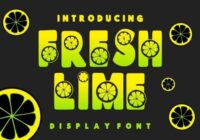 Fresh Lime Font - Featured Image