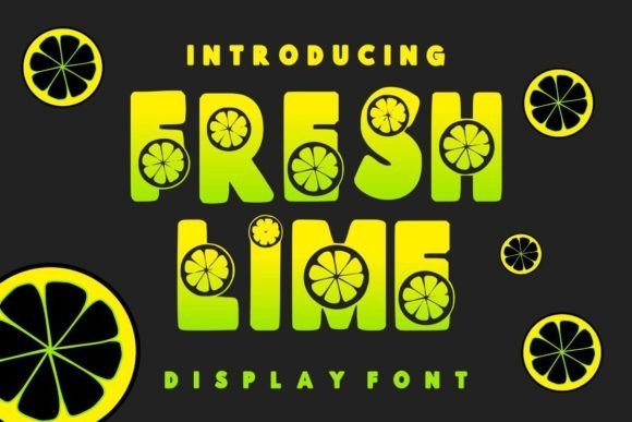 Fresh Lime Font - Featured Image