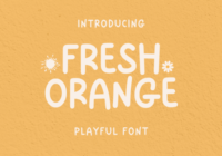 Fresh Orange Font - Featured Image