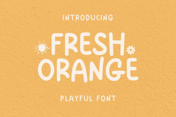 Fresh Orange Font - Featured Image